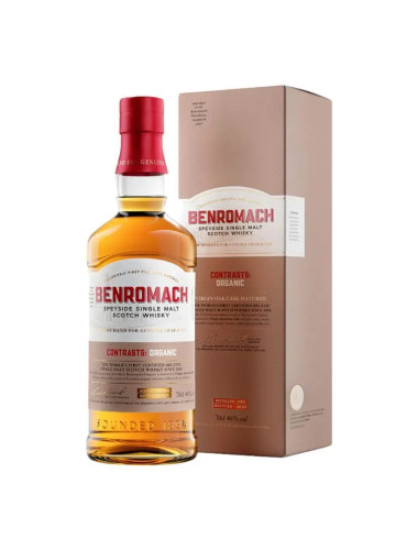 Benromach Contrasts: Organic Speyside Single Malt Scotch Whisky 700mL