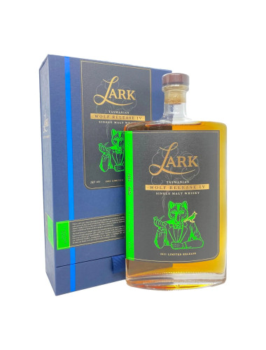 Lark Wolf Release IV Strength Single Malt Whisky 500mL