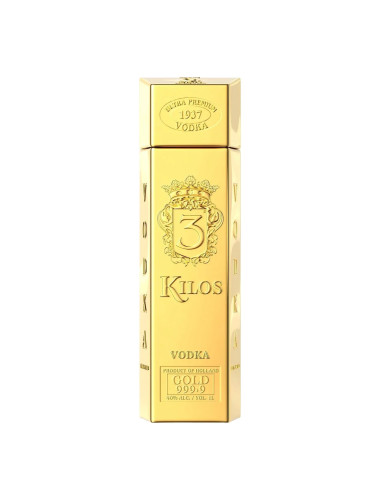 3 Kilos Gold 999.9 Vodka 1L