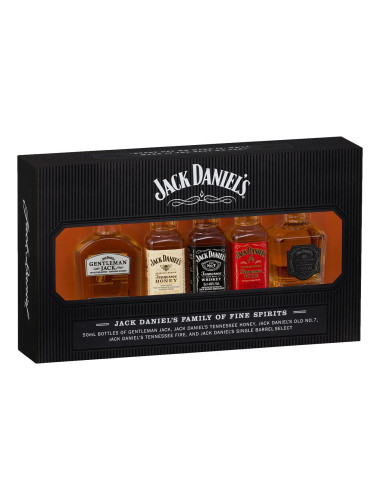 Jack Daniel's Family Of Fine Spirits 5 X 50mL