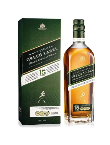 Johnnie Walker Green Label 15 Year Old Blended Malt Scotch Whisky 700mL
