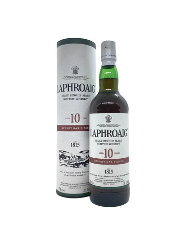 Laphroaig 10 YO Sherry Oak Finish Islay Single Malt Scotch Whisky 700mL Limited Edition