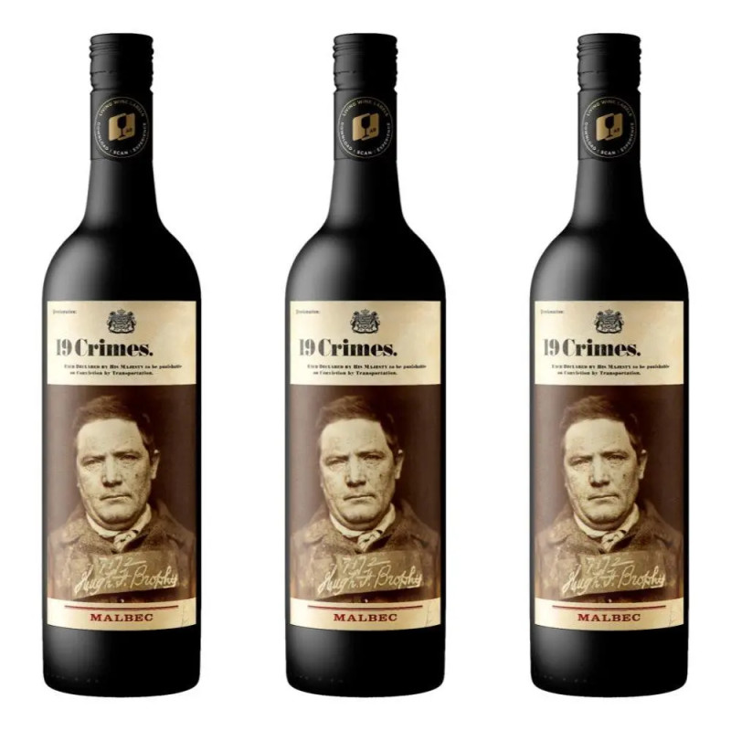 19 Crimes Malbec 3X750mL