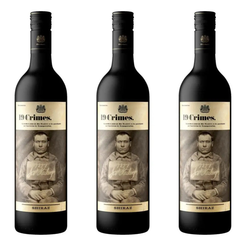 19 Crimes Shiraz 3X750mL