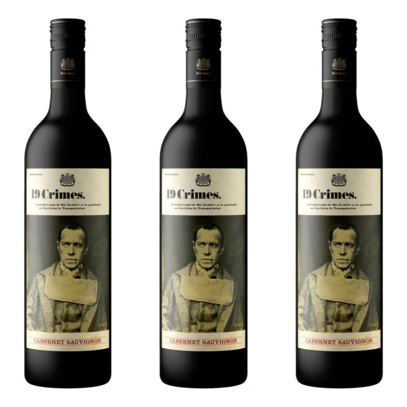 19 Crimes Cabernet Sauvignon 3X750mL