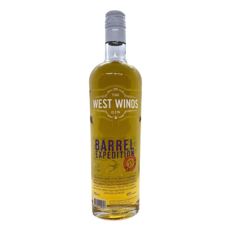 The West Winds Gin Gewurztraminer Barrel Expedition II 700mL