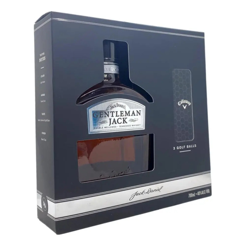 Gentleman Jack 700mL & Callaway Golf Ball Gift Pack