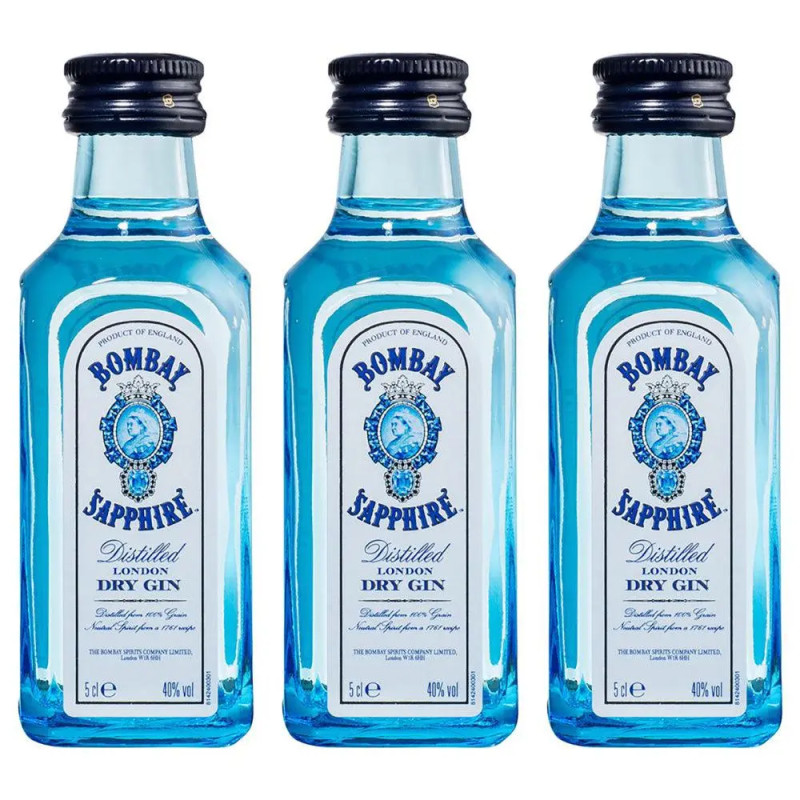 Bombay Sapphire London Dry Gin 3X50mL