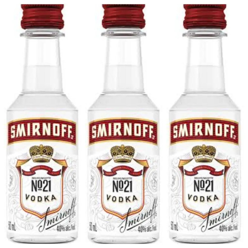 Smirnoff Red Label Vodka 3X50mL