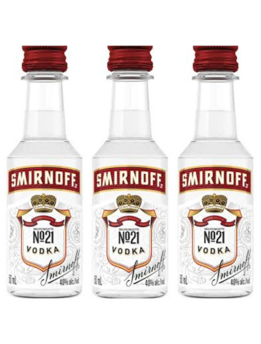 Smirnoff Red Label Vodka 3X50mL