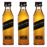 Johnnie Walker Black Label Scotch Whisky 3X50mL
