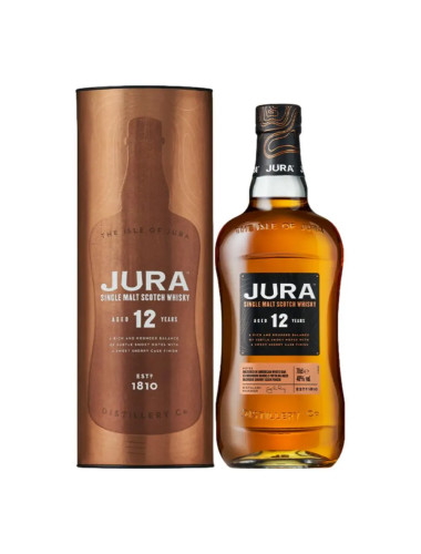 Jura 12 Year Old Single Malt Scotch Whisky 700mL