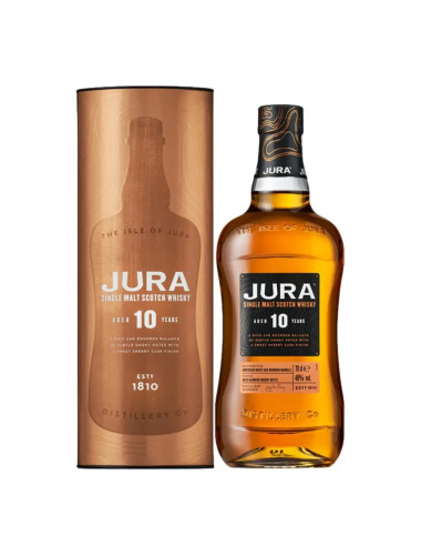 Jura 10 Year Old Single Malt Scotch Whisky 700mL