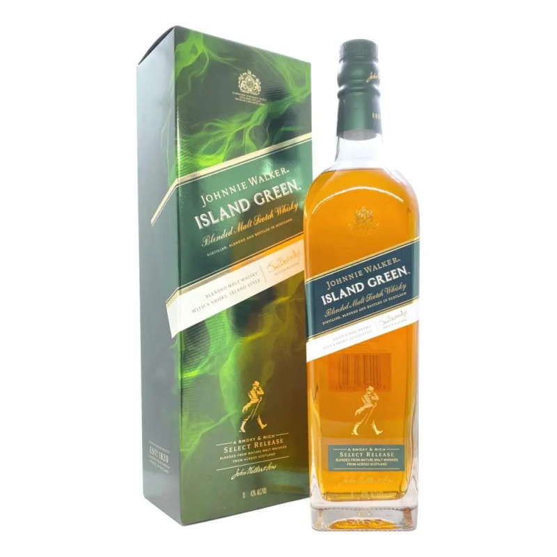 Johnnie Walker Island Green Blended Malt Scotch Whisky 1L