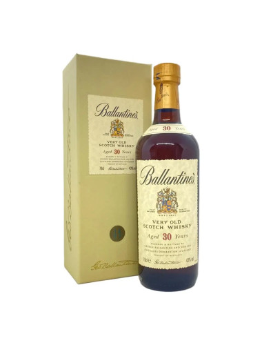 Ballantine's 30 Year Old Blended Scotch Whisky 700mL Vintage Packaging
