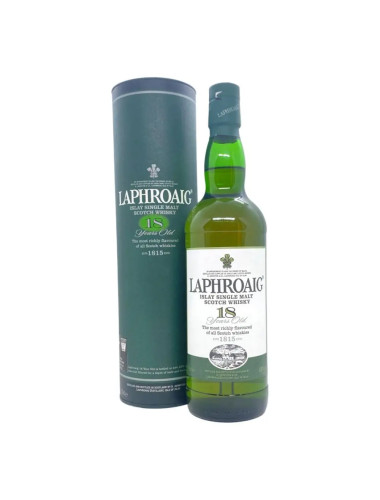 Laphroaig 18 Year Old Single Malt Scotch Whisky 700mL Discontinued