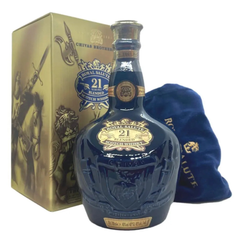 Royal Salute The Sapphire Flagon Scotch Whisky 700mL Vintage