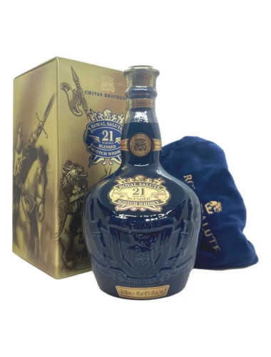 Royal Salute The Sapphire Flagon Scotch Whisky 700mL Vintage