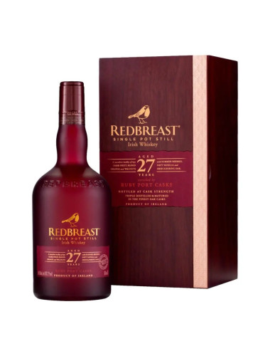 Redbreast Aged 27 Years Cask Strength Single Pot Still Irish Whiskey 700mL