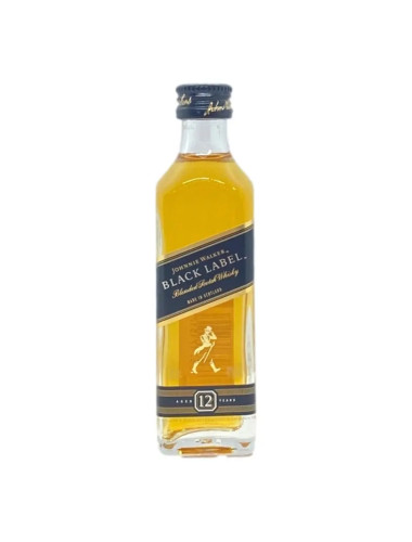 Johnnie Walker Black Label Scotch Whisky 50mL
