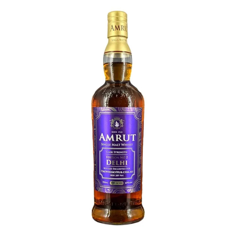 Amrut Edition No. 2 Delhi Cask Strength Single Cask Single Malt Whisky 700mL