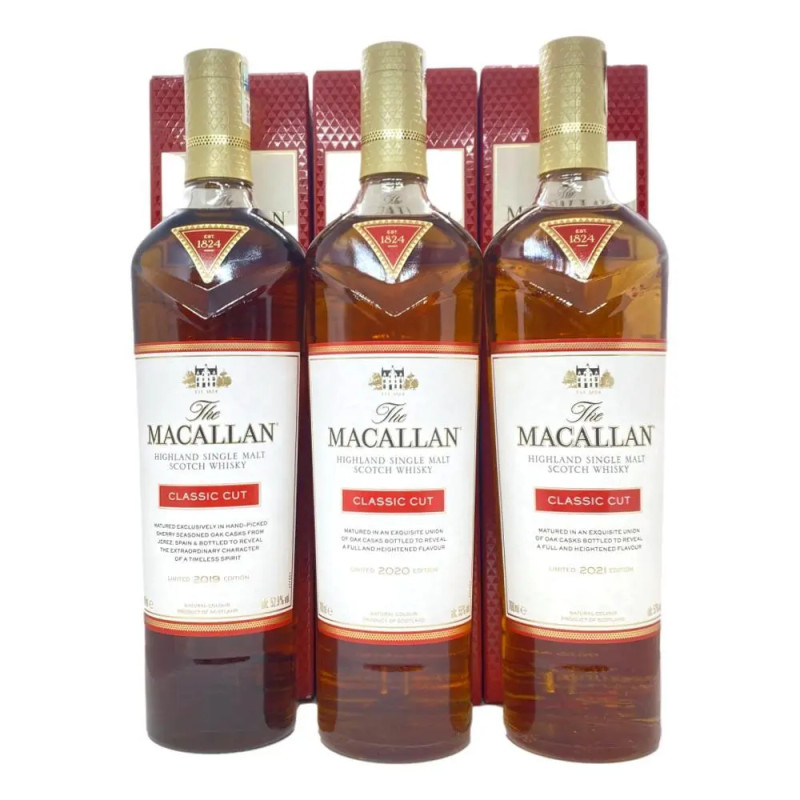 The Macallan Classic Cut Collection 3X700mL