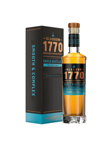 Glasgow 1770 Triple Distilled Single Malt Scotch Whisky 500mL