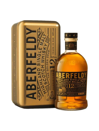 Aberfeldy 12 Year Old Golden Dram Limited Release Single Malt Scotch Whisky 1L