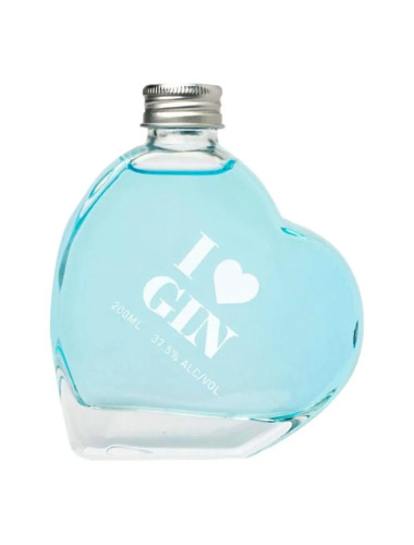 I Heart Gin Blue Heart 200mL