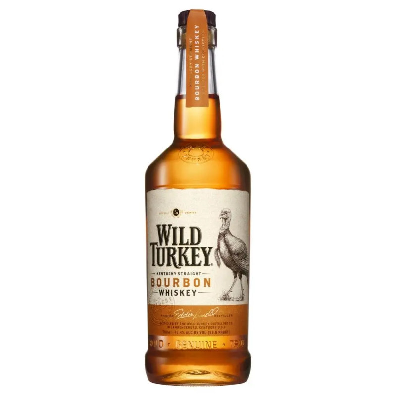 Wild Turkey Kentucky Straight Bourbon Whiskey 700mL Discontinued 86.8 Proof