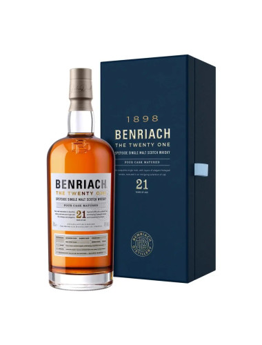 Benriach 21YO Single Malt Scotch Whisky 700mL