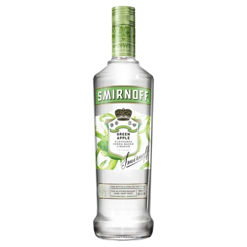 Smirnoff Green Apple Vodka 700mL Discontinued