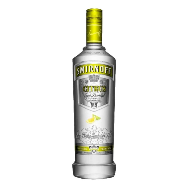 Smirnoff Citrus Vodka 700mL - Vintage
