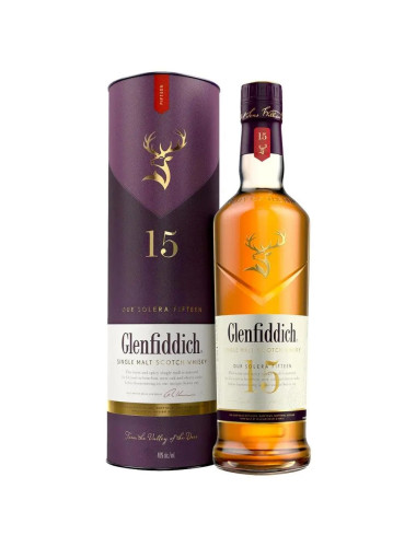 Glenfiddich 15 Year Old Single Malt Scotch Whisky 1L