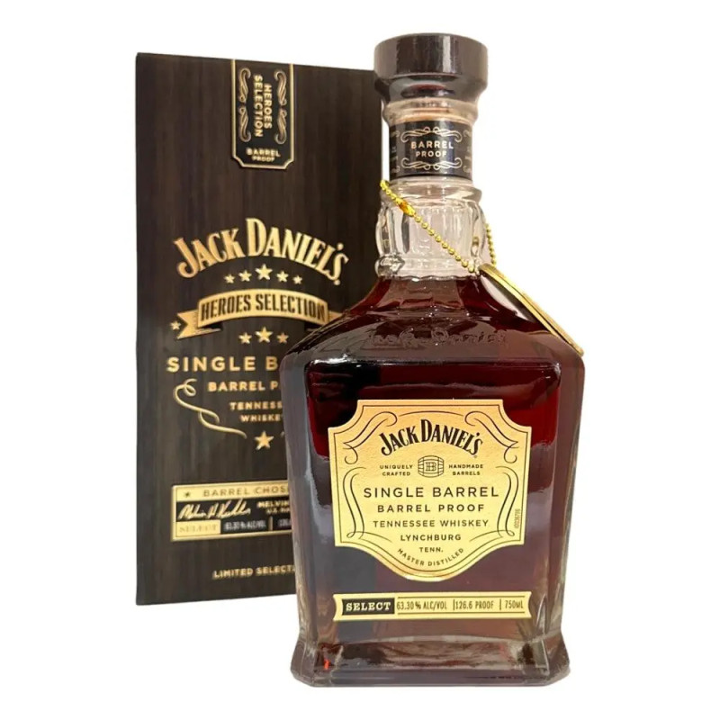 Jack Daniel's Heroes Selection Single Barrel Barrel Proof Melvin H Keebler 750mL