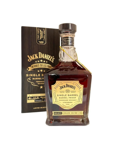 Jack Daniel's Heroes Selection Single Barrel Barrel Proof Melvin H Keebler 750mL