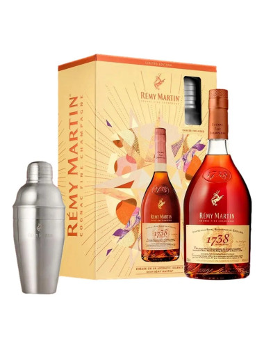 Remy Martin 1738 Accord Royal With Shaker Gift Pack