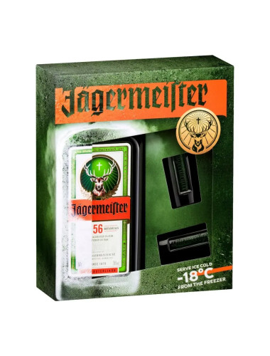 Jagermeister With 2 Shot Glasses Gift Pack
