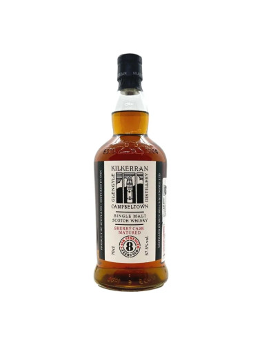 Kilkerran 8 Year Old Cask Strength Sherry Cask Matured Single Malt Scotch Whisky 700mL