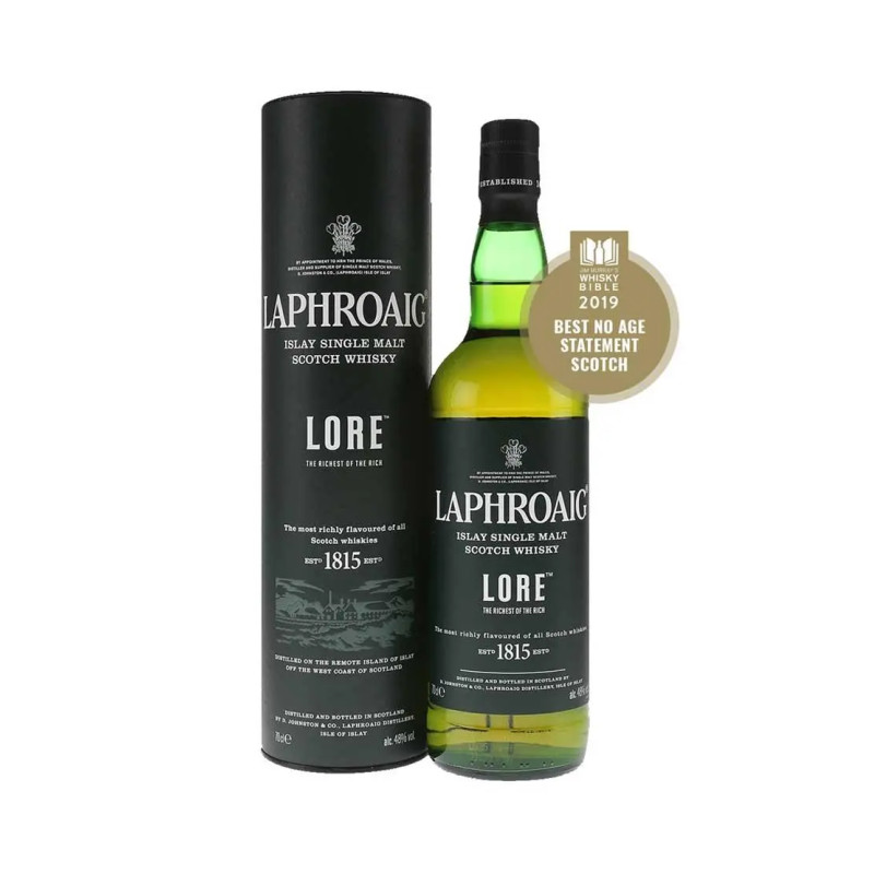 Laphroaig Lore Single Malt Scotch Whisky 700mL 48% Abv