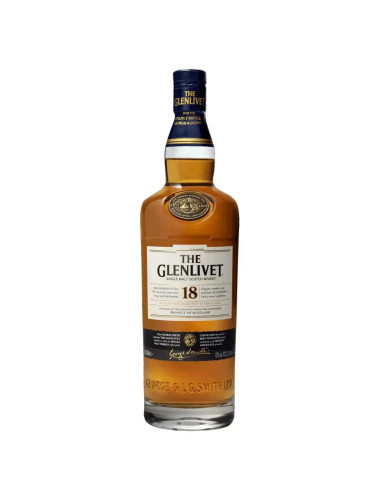 The Glenlivet 18 Year Old Single Malt Scotch Whisky 700mL
