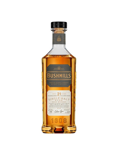 Bushmills 21 Year Old Single Malt Irish Whiskey 700mL