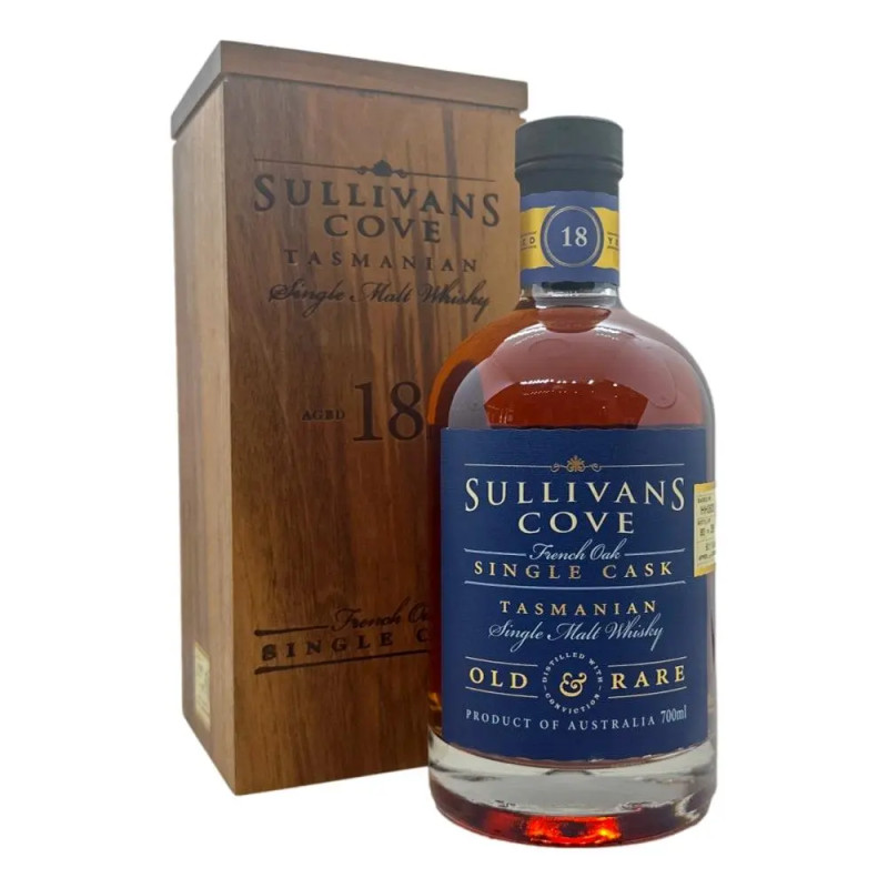 Sullivans Cove French Oak 18 YO Single Cask Old & Rare Whisky Barrel No. HH0600 700mL