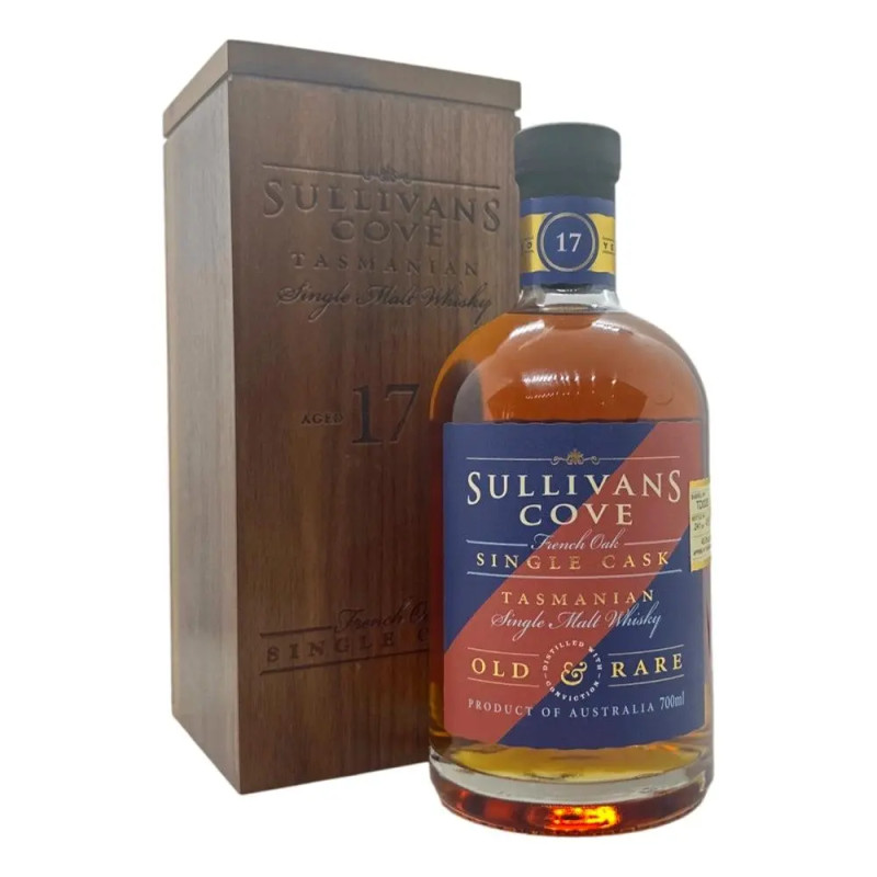 Sullivans Cove French Oak Second Fill 17 YO Single Cask Old & Rare Whisky Barrel No. TD0028 700mL