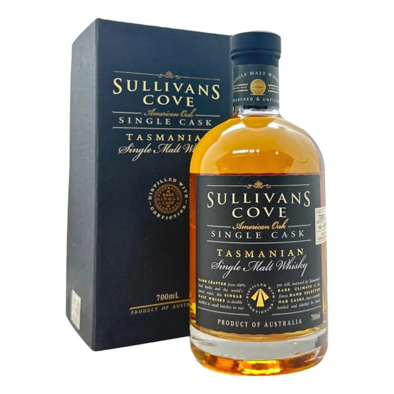 Sullivans Cove American Oak Ex-Bourbon Single Cask Whisky Barrel No. TD0353 700mL