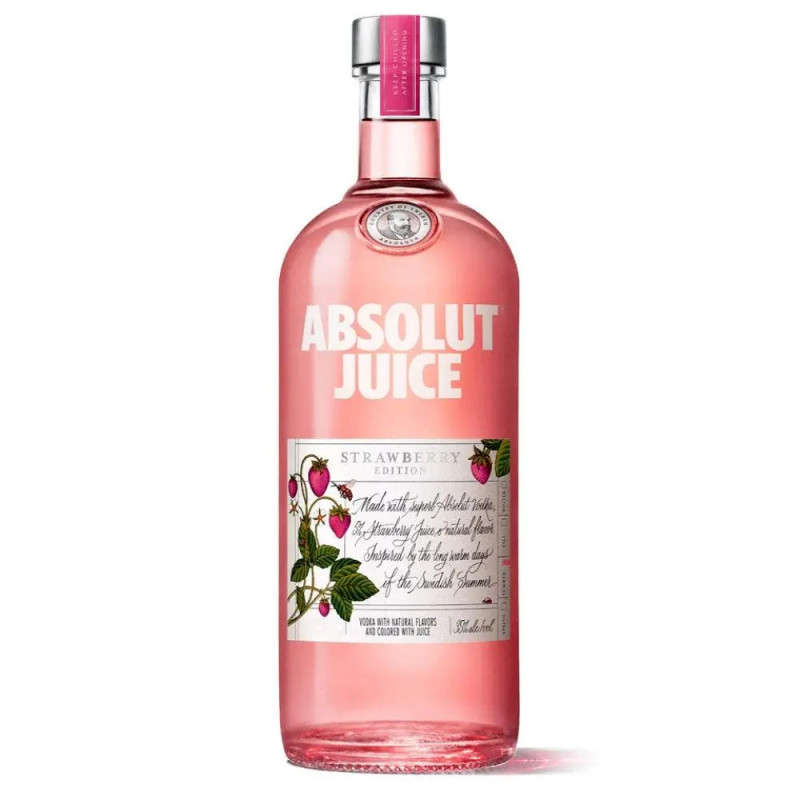 Absolut Juice Strawberry Edition Vodka 750mL