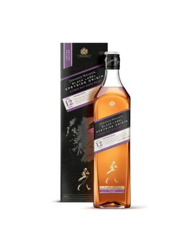 Johnnie Walker Black Label Speyside Origin 12 Year Old Blended Scotch Whisky 1L