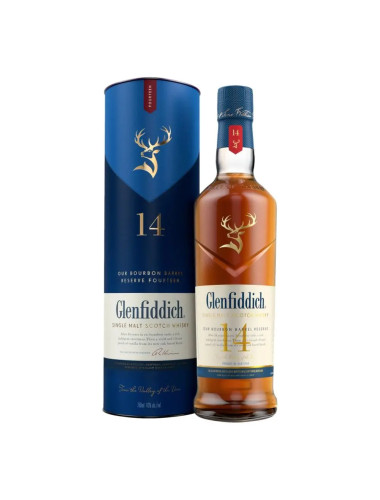 Glenfiddich 14 Year Old Single Malt Bourbon Barrel Reserve 700mL