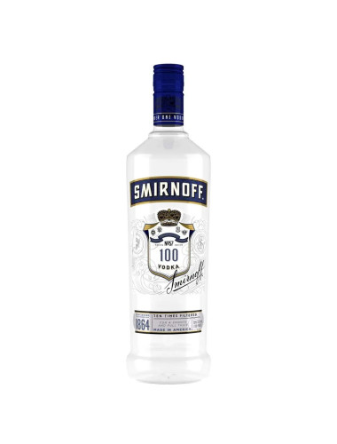 Smirnoff Blue Label 100 Proof Vodka 1L