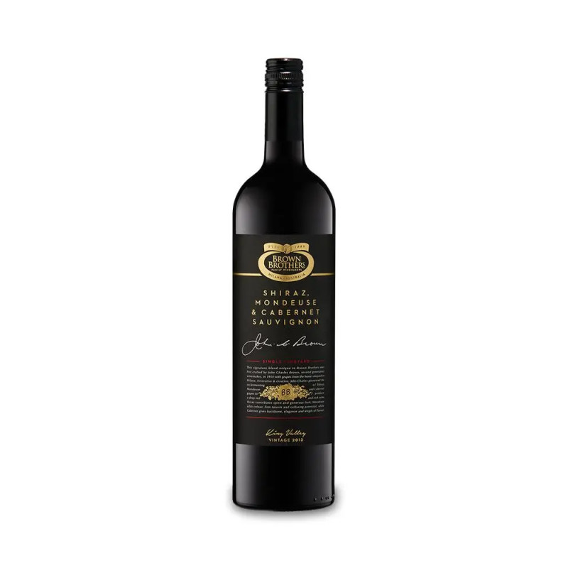 BROWN BROTHERS SHIRAZ MONDEUSE CABERNET 750ML 2015